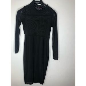 Black Dress With Mesh